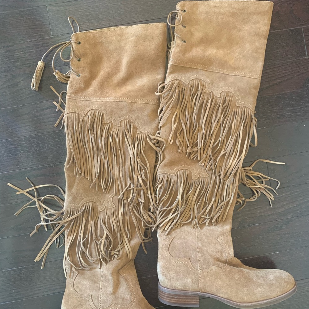 Sam Edelman Fringe OTK Boots